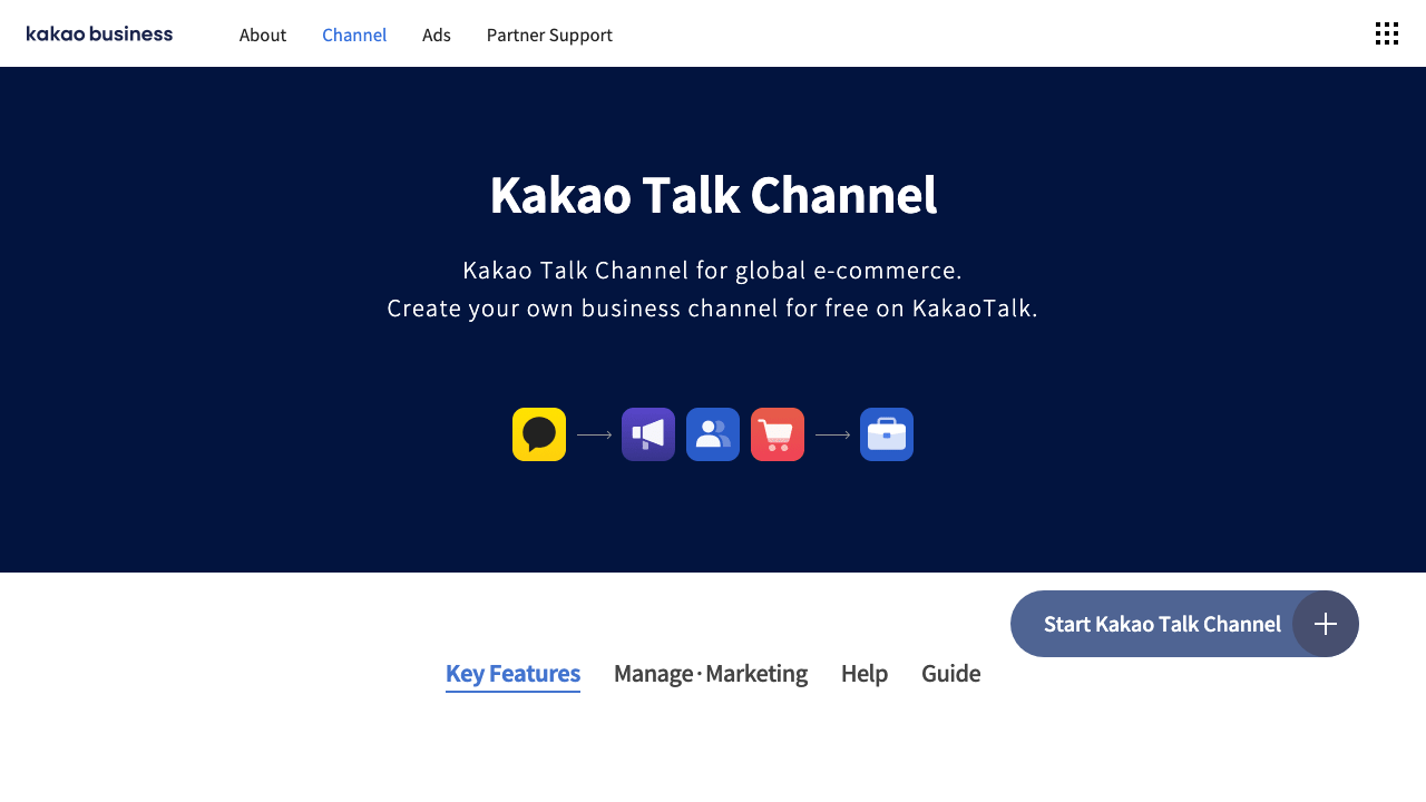 KakaoTalk Channel business features